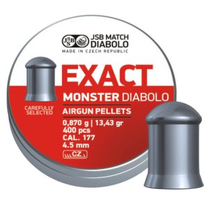 JSB Exact Monster Redesigned 4,52mm ske med 400 stk.