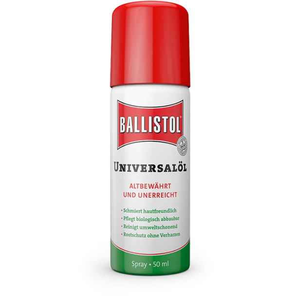 Ballistol universal olie spray 50ml.