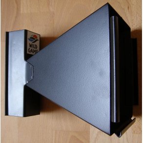 Skydekasse med kuglefang