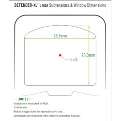 Vortex Defender XL 5 MOA