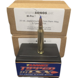 Jagt Ammo 7mm Rem. Mag. Barnes TTSX 9,7 gram blyfri