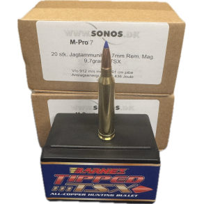 Jagt Ammo 7mm Rem. Mag. Barnes TTSX 9,7g/150gr blyfri