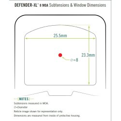 Vortex Defender XL 8 MOA