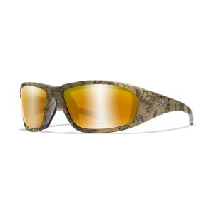 Wiley X BOSS Pol Amber Gold Mirror Kryptek® Highlander® Frame