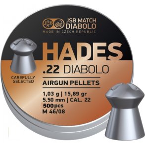JSB Hades 5,5mm ske med 500 stk.