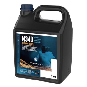 Vihtavuori N340 2 kg. Krudt UN 0509 1.4C 