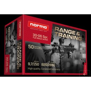 NORMA KAL. 30-06 RANGE&TRAINING 9.7G/150G 50 stk.
