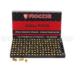 FIOCCHI  PRIMERS  SMALL PISTOL 150 stk.