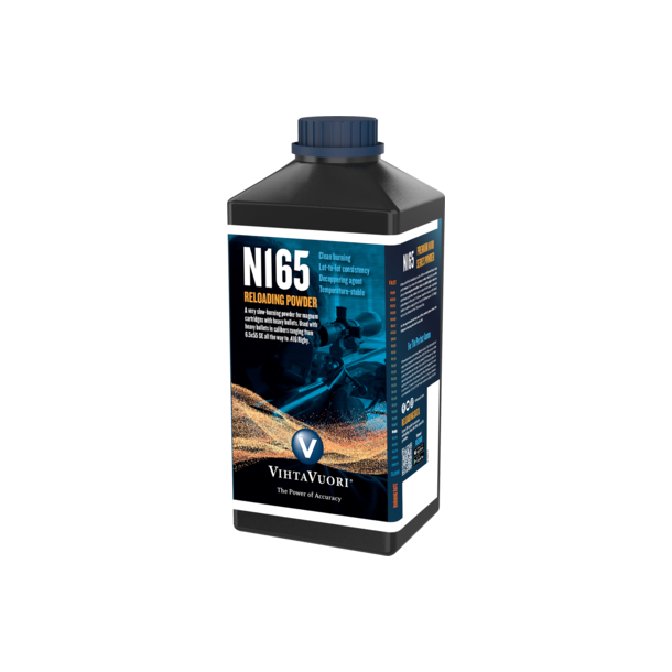 Vihtavuori N165 1 kg. Krudt UN 0509 1.4C 