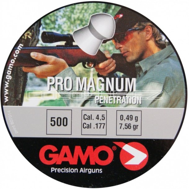 Gamo Pro Magnum Hagl 4,5mm 250 stk. i metaldse.