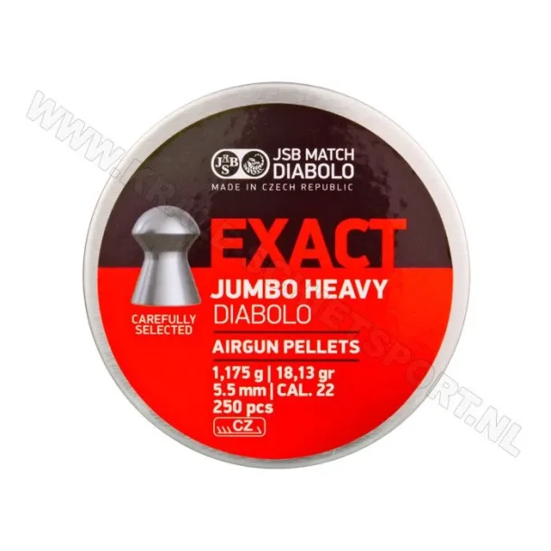 JSB Diabolo Exact Jumbo HEAVY 5,52mm 250 stk.