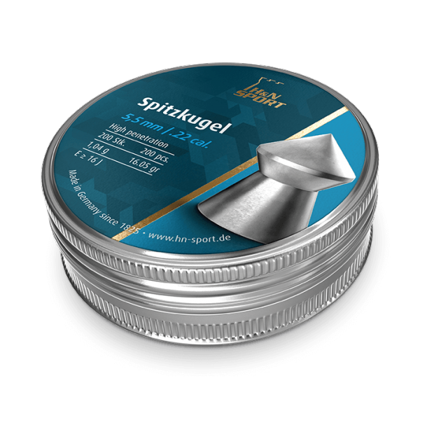 H&N SpidsHagl 5,5mm 200 stk. i metaldse.